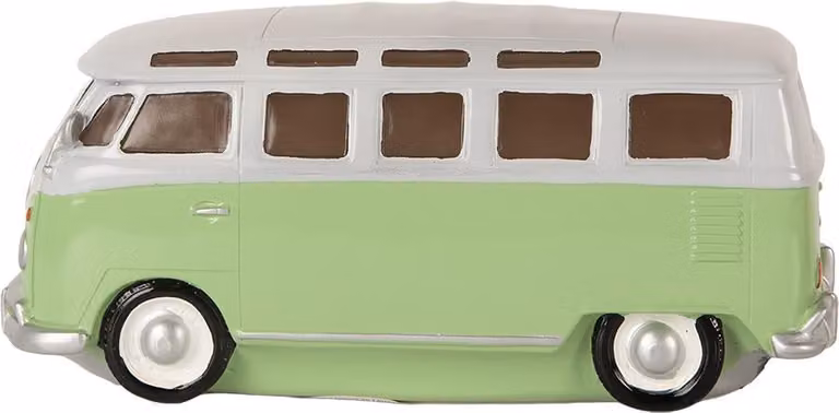 Clayre & Eef Lampada da tavolo Bus 24x10x11 cm Plastica verde