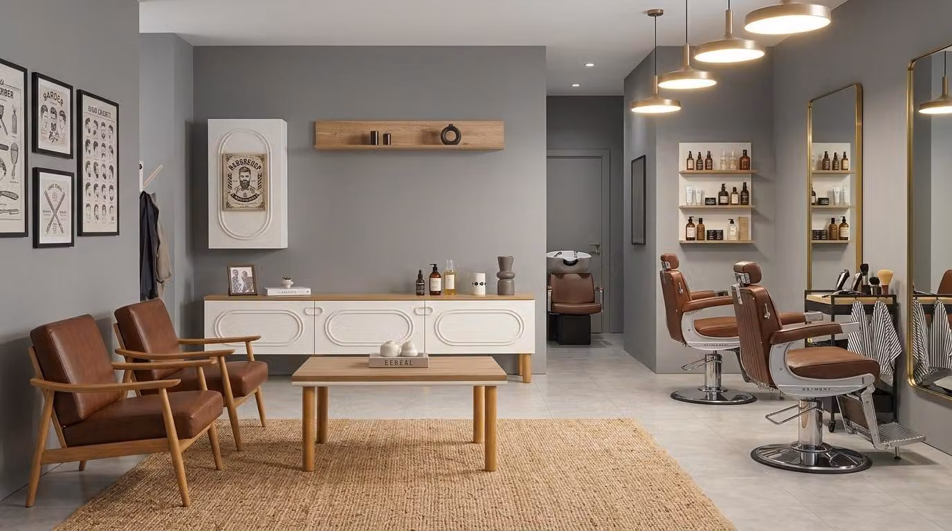 Mobile TV, parete attrezzata, armadio, scaffale, stile moderno, colore beige, nuovo, forma rettangolare
