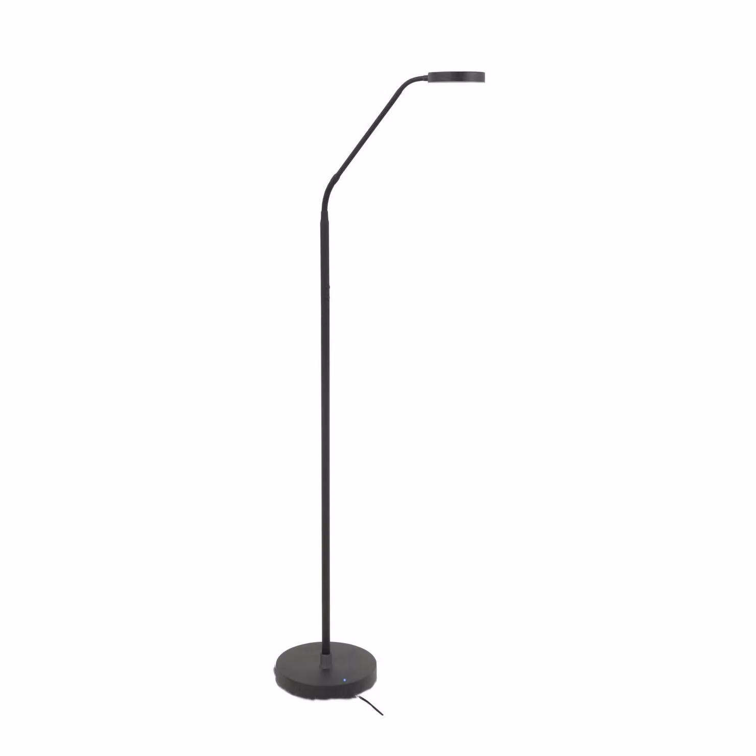 HighLight Lampada da terra a LED Round Move, dimmerabile, Nero, Soggiorno / Sala da pranzo, Metallo, Moderno, Lampada LED da terra