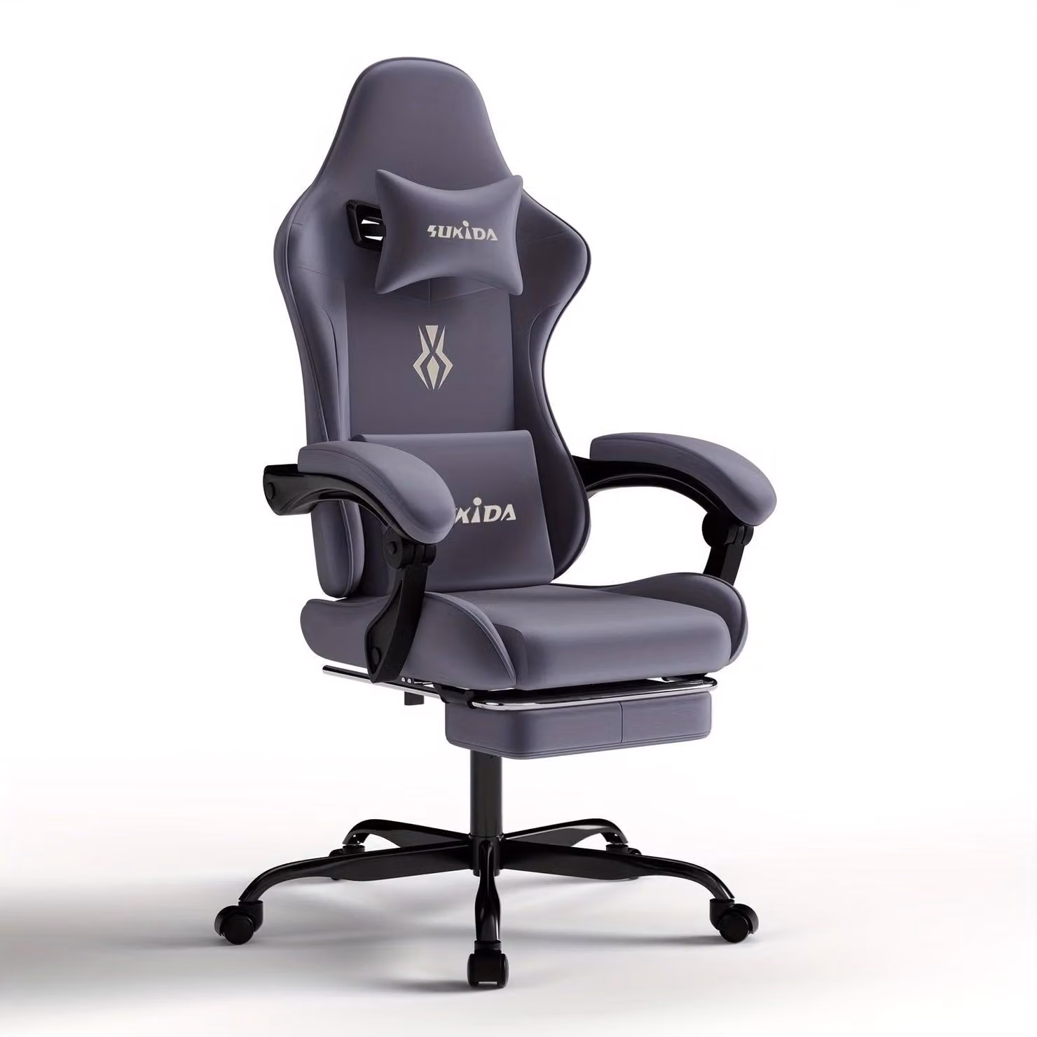 Sedia da gaming - Sedia per videogiochi - Sedia da ufficio - Sedia per computer - Sedia ergonomica - Sedia con schienale alto