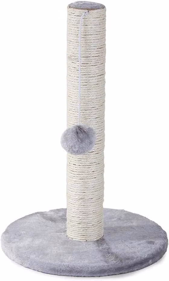 Palo di supporto da 43 cm, resistente ai graffi, design stabile, tiragraffi per gatti