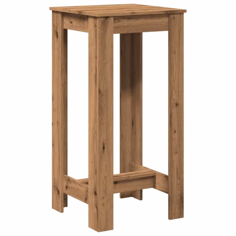 Tavolo Bar Rovere Artigianale 51x50x103,5 cm Legno Multistrato