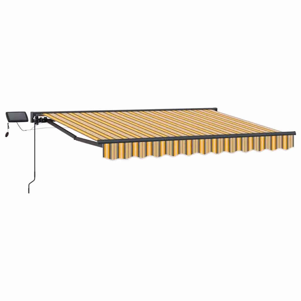 Cornice per tendalino manuale con LED DESIGN IN in alluminio e poliestere L: 300 cm, P: 250 cm – 2