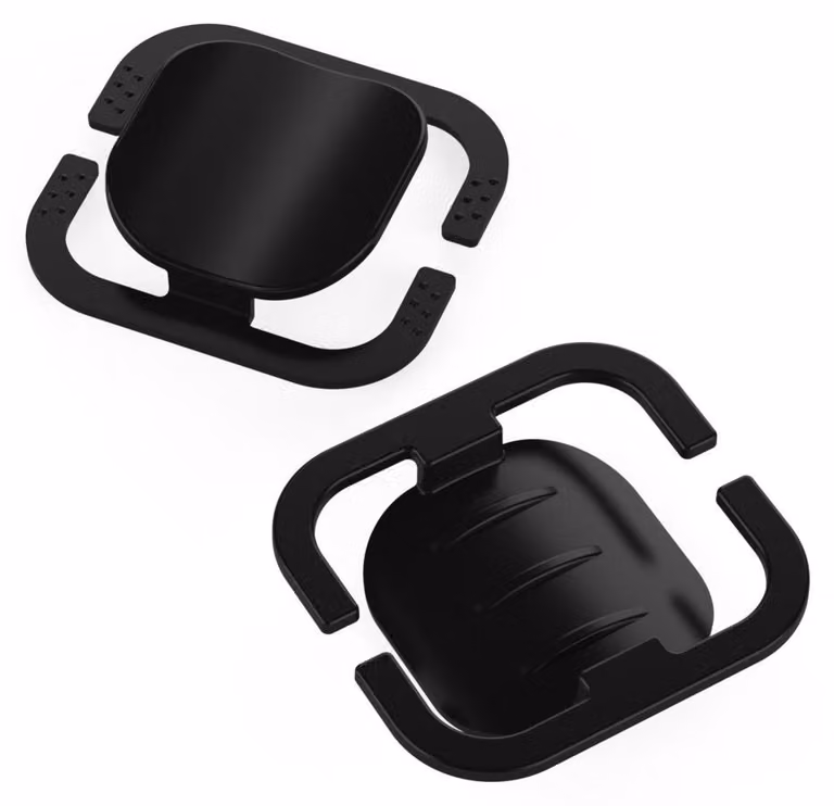 Porta maschera "casco" set di 2 nero