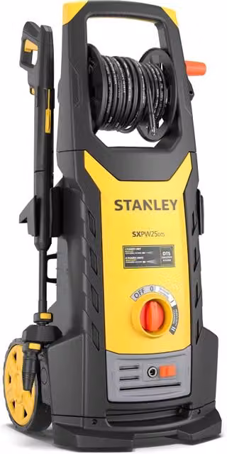 Idropulitrice ad Alta Pressione Stanley SXPW25DTS con Doppia Pompa per Auto ed Esterni, 2500 W, 150 bar, 810 l/h