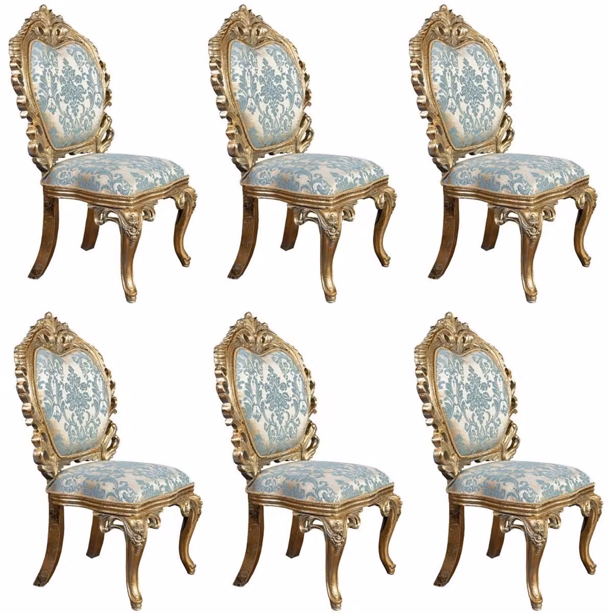 6 sedie eleganti dal design classico che offrono un elevato comfort di seduta