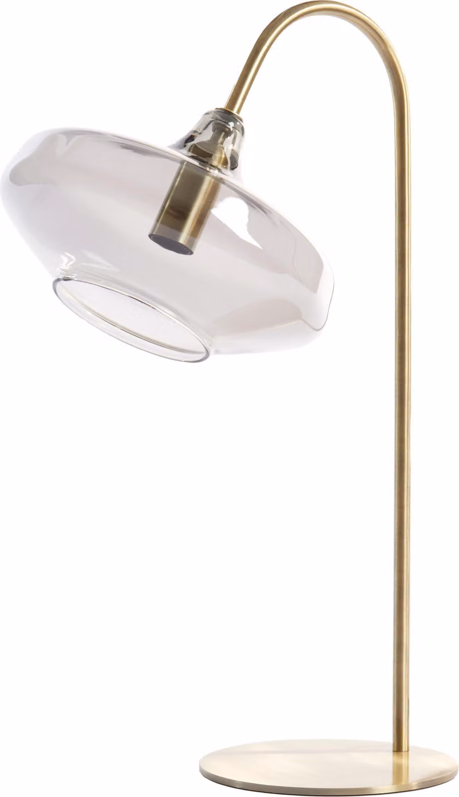 Lampada da tavolo - bronzo - SOLNA - vetro metallo - lampada da scrivania - E14 - 1881012 - Light & Living