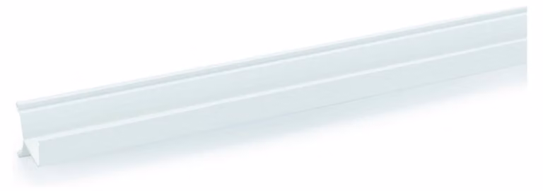 2 metri di profilato in PVC Signo - Pannello divisorio per tubazioni a parete BRK TW