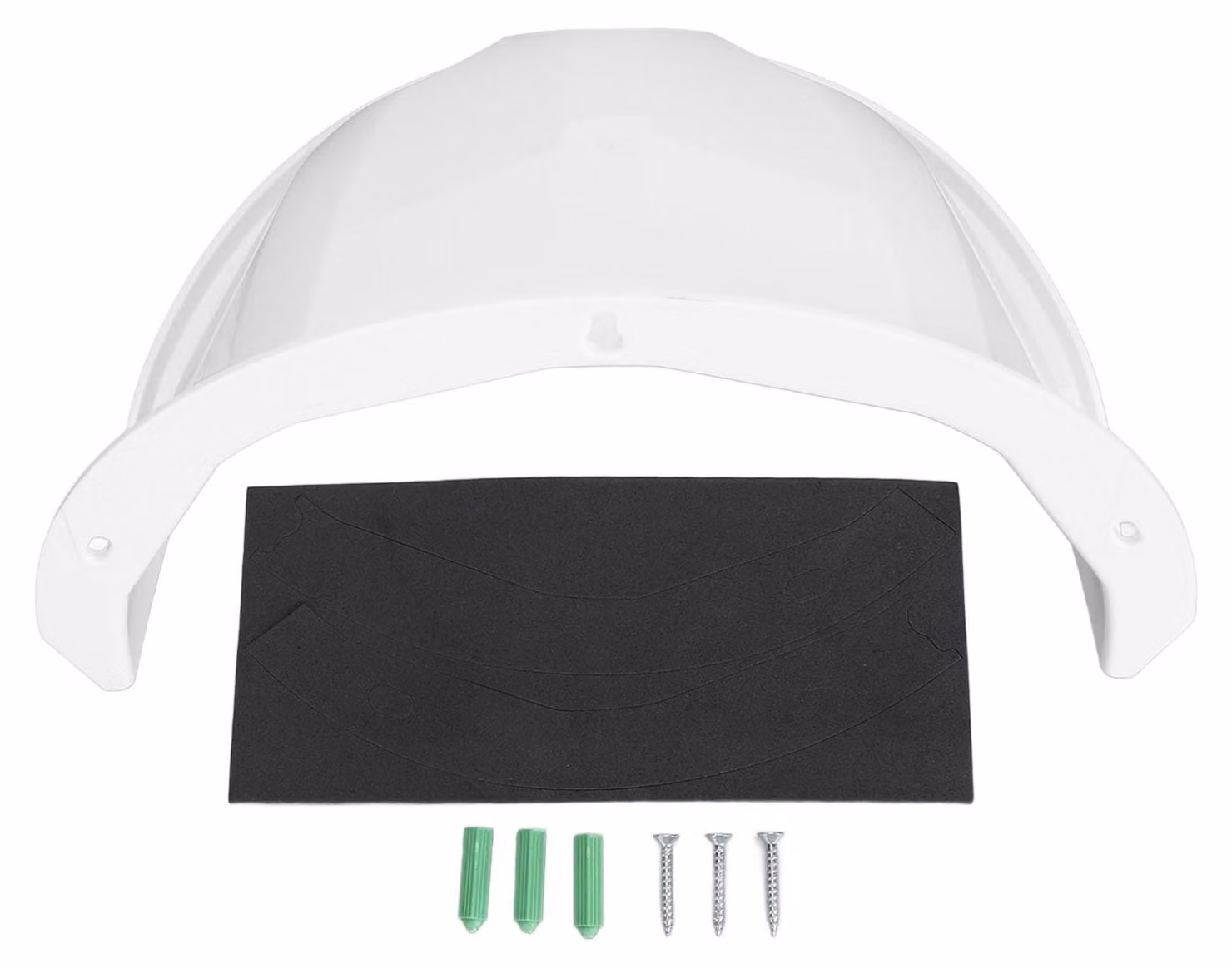 Custodia universale per telecamere di sicurezza - 28x21x15 cm - Copertura resistente agli agenti atmosferici per telecamere a cupola e PTZ (bianca)