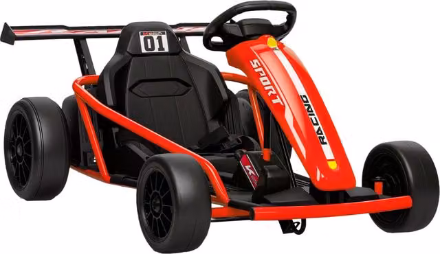 GoKart Elettrico per Bambini ¨C zephmum ¨C Rosso 119x77x54 cm