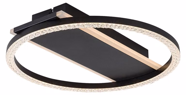 Rabalux 71369 Plafoniere Kerstin LED 24 metallo acrilico nero
