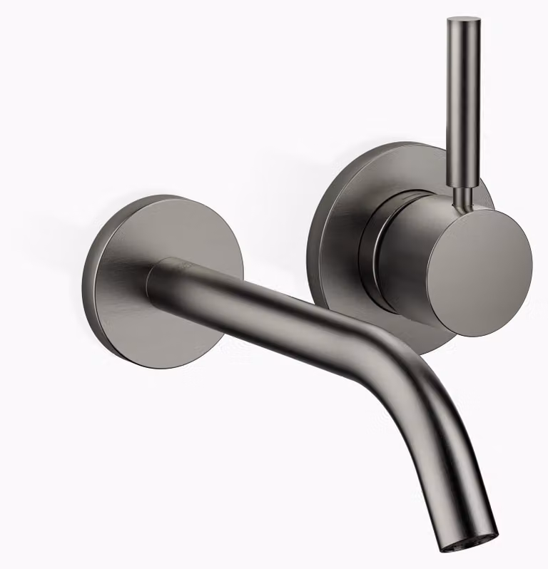 Dornbracht META Mitigeur mural de lavabo sans vidage, saillie 190mm, jet rond enrichi d'air, 36860660-99, 36860660-99
