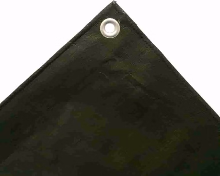 PolyTarp 210 PE-Abdeckplane (Farbe Grün, 3 x 4 m, 13 mm Ösen im Rand) 430304