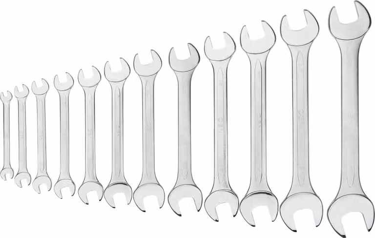 NEO TOOLS Chiavi bilaterali 6-32 mm, set di 12 pezzi.