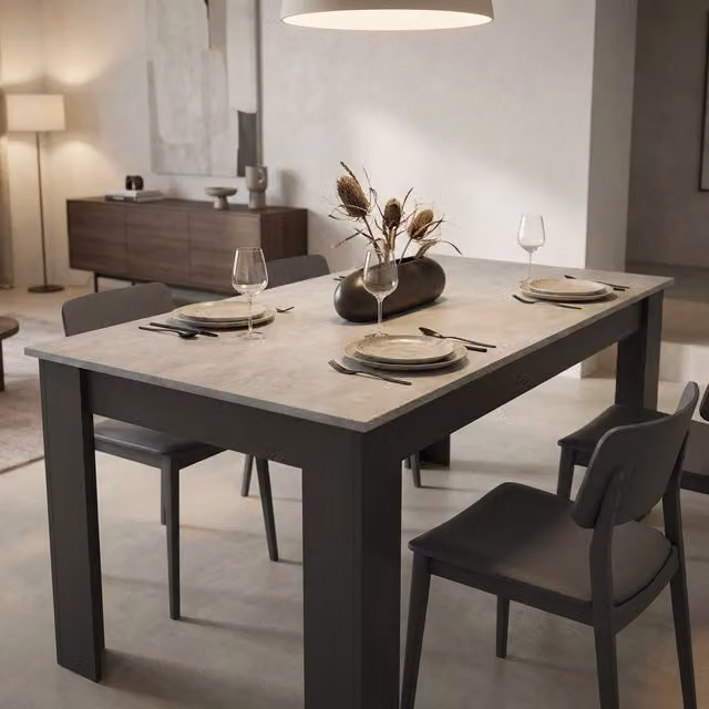 Tavolo da Pranzo Allungabile in Legno Composito FSC cm 160/200x90 - ELI