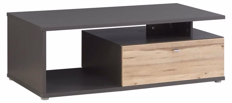 Tavolino LATINA Rovere listellare grigio