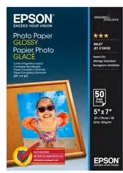 Carta fotografica lucida Epson multicolore 13 x 18 cm (50 pezzi)