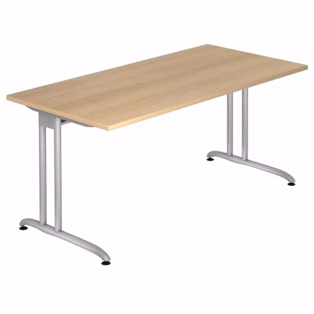 HAMMERBACHER BS16 Schreibtisch eiche rechteckig