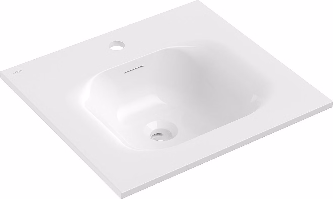 Mexen Vela lavandino da incasso 51 x 46,5 cm, bianco lucido - 25235000