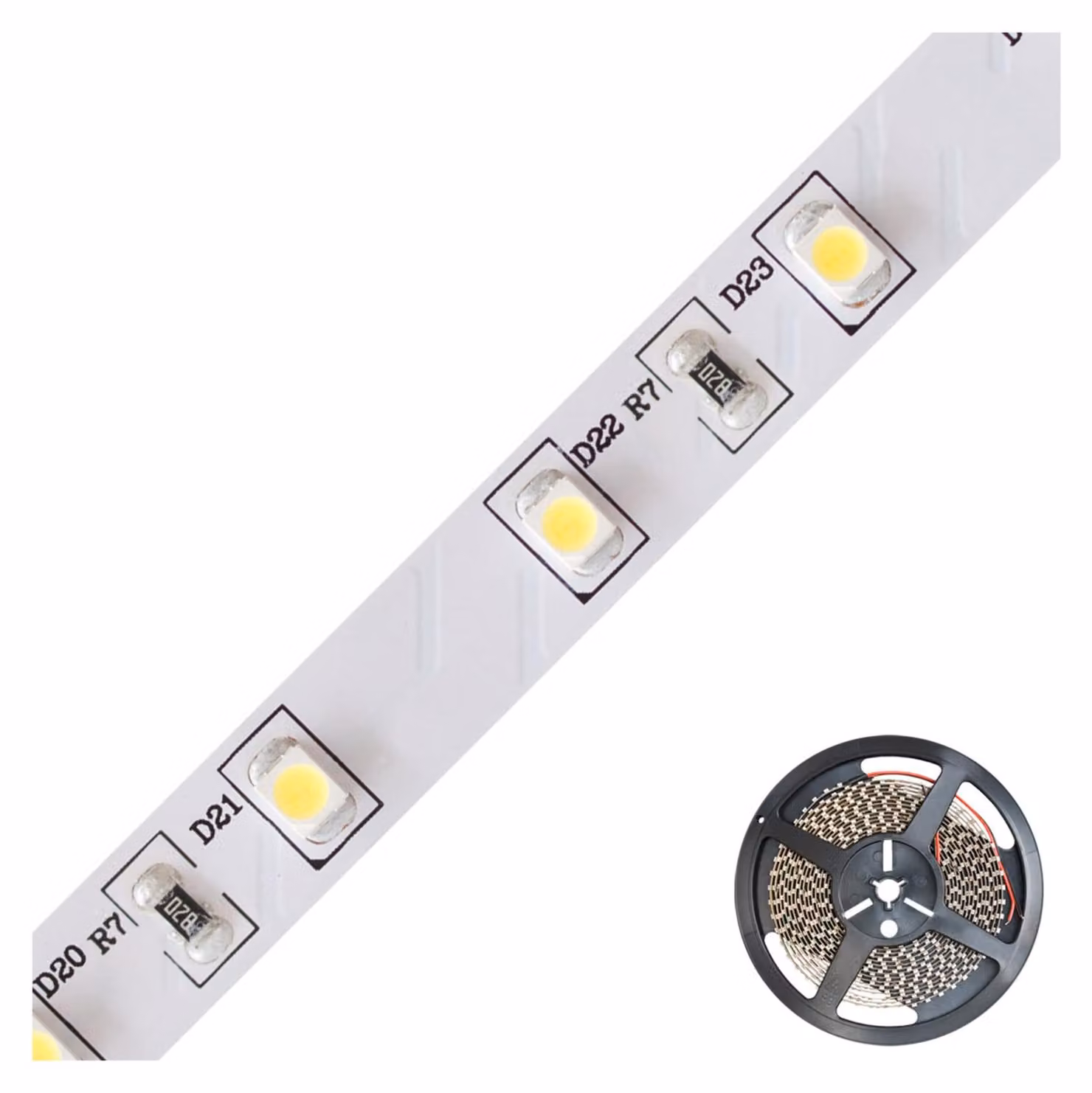 Striscia LED 5m 2700K 24V/DC IP20 - Nastro leggero / tubo / nastro SB2024302827