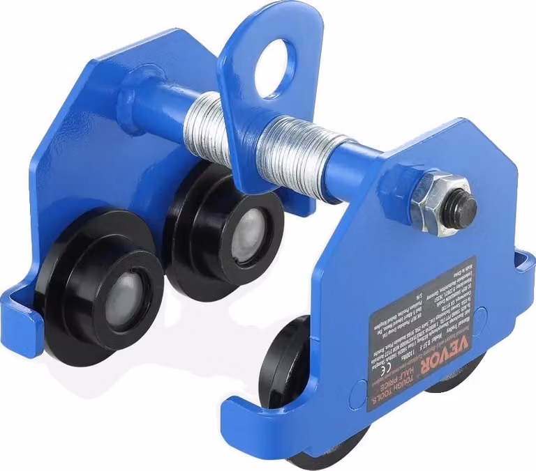 Carrello manuale con ripiano scorrevole, larghezza regolabile, elevata capacità di carico, 05T