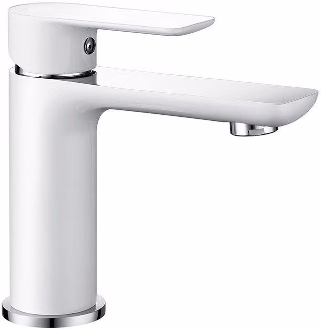 Mexen Alfa rubinetto lavabo, bianco/cromo - 745700-02