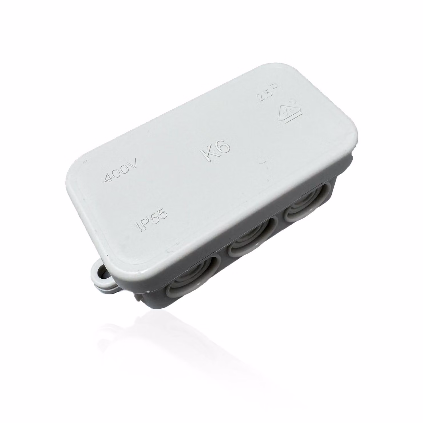 SD ProfiLine scatola di giunzione a prova di umidità K6, 80x43x34mm, grigio chiaro, 10 pezzi