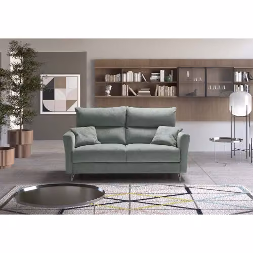 Divano letto 3 posti con tessuto sfoderabile Maya 15 Biel