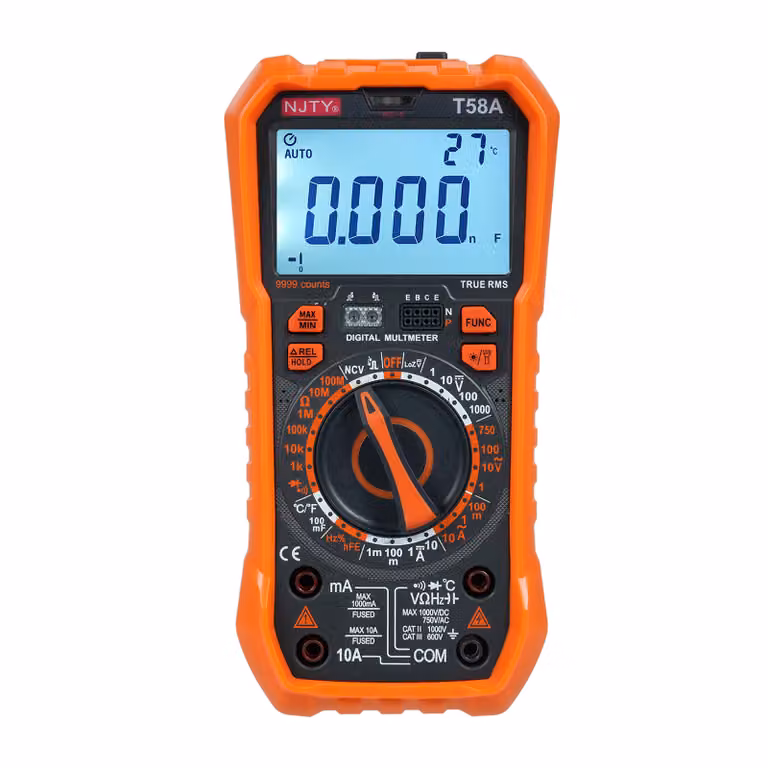 Multimetro, multimetro digitale, multimetro portatile, misuratore universale, tester multifunzionale, voltmetro, amperometro
