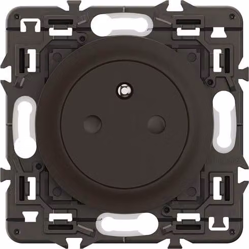 Presa Céliane 2p + messa a terra Superficie Comfort Combinabile Nero - Legrand