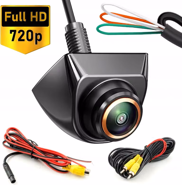 Telecamera posteriore 720p 170° Fisheye FullHD Sensore Sony regolabile in metallo