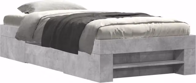 Letto singolo per adulti Design In in legno multistrato grigio, L: 78 cm, P: 193 cm