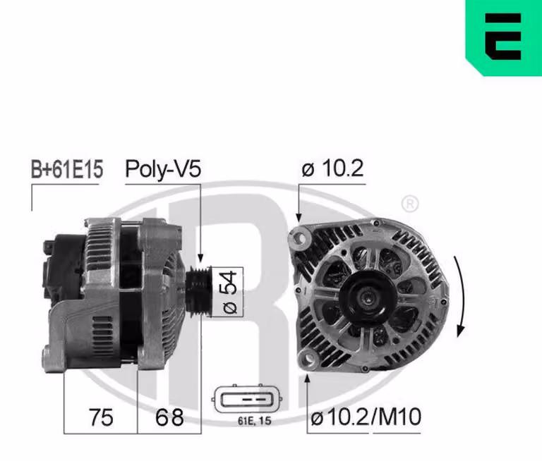 Generatore ERA, modello x 210669A