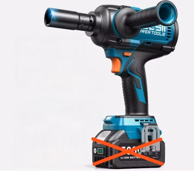 Avvitatore a impulsi - WH1-16 Ultra Pro - 1600 Nm - 1/2 pollice - Senza spazzole - 3 velocità - Luce LED - Solo utensile