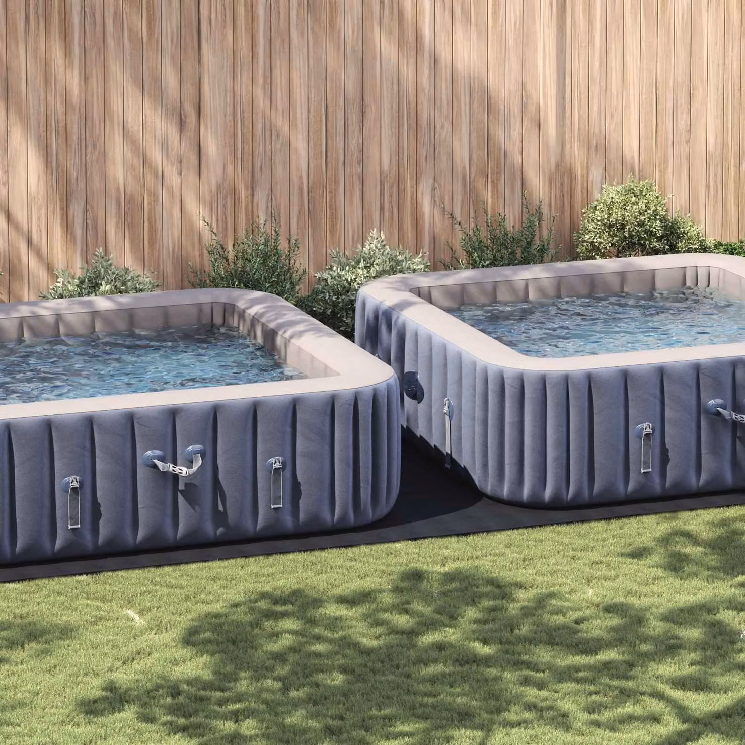 Telo per fondo piscina rettangolare vidaXL in pile nero L: 820 cm, P: 420 cm, H: 0,1 cm