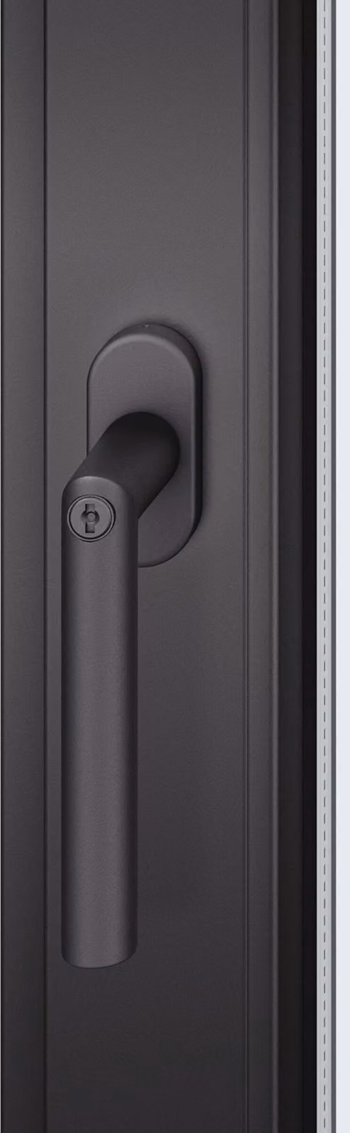 Maniglia per finestra FSB (alluminio 30-35 mm / anodizzato nero) - 0 34 1076 81413 0810