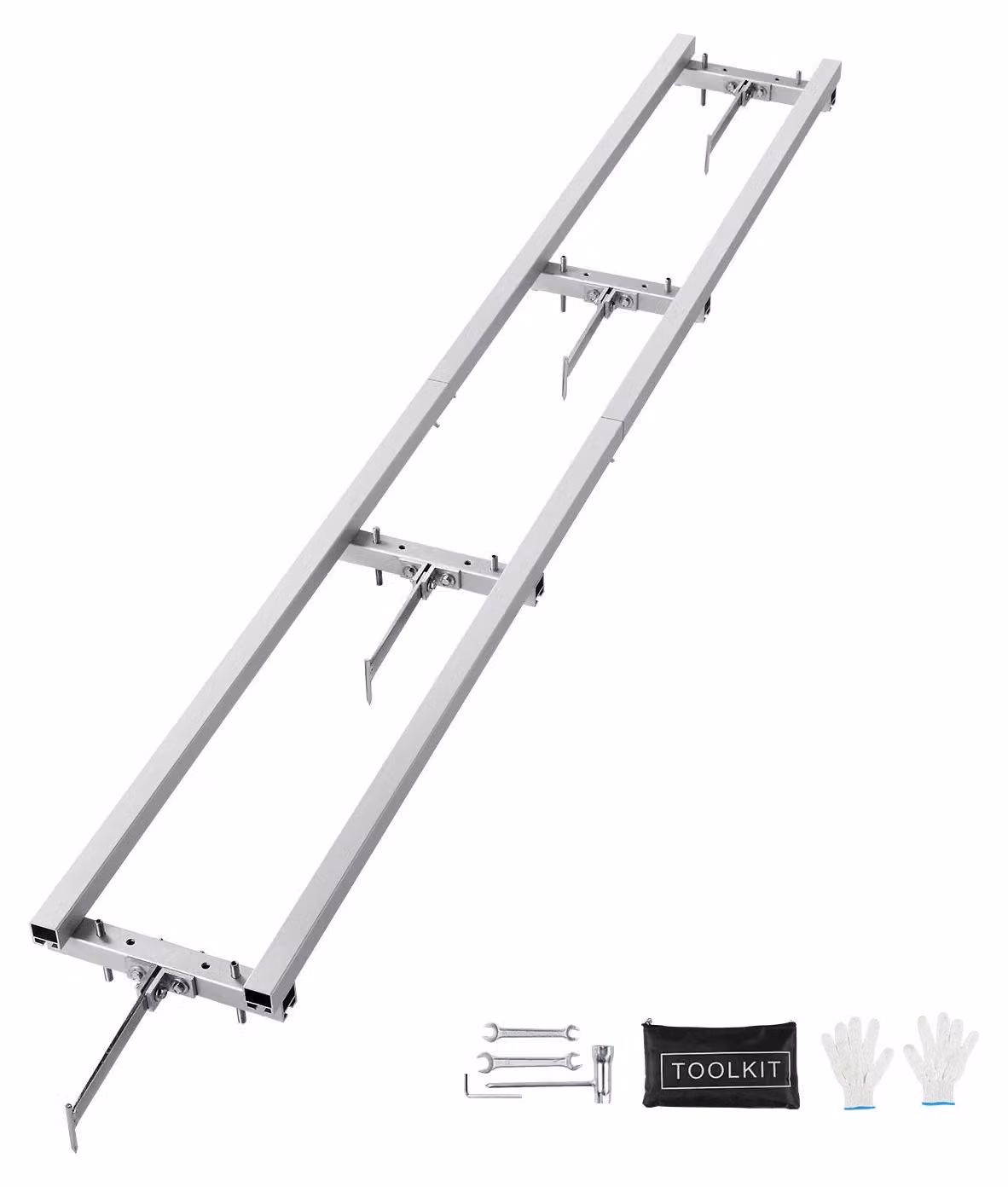 Guida per motosega - Rilascio guida per sega - Supporto per sega - Guida per motosega - Modello per sega - Lunghezza: 9 piedi