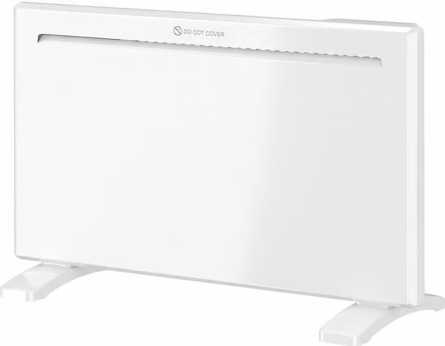 Stufa Elettrica Termoconvettore HOMCOM 1500W, da Parete o da Terra, Bianca, Compatibile con Alexa e Google Home – 1