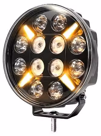 Luci da lavoro, fari combinati, design impermeabile, 1 faro LED da 9 pollici per luci diurne