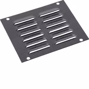 Hager Flangia LS + zanzariera 199x126 9005 MES-SOLSI012