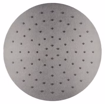 Herzbach LIVING SPA Doccia a pioggia Slim Ø250 mm in acciaio nero