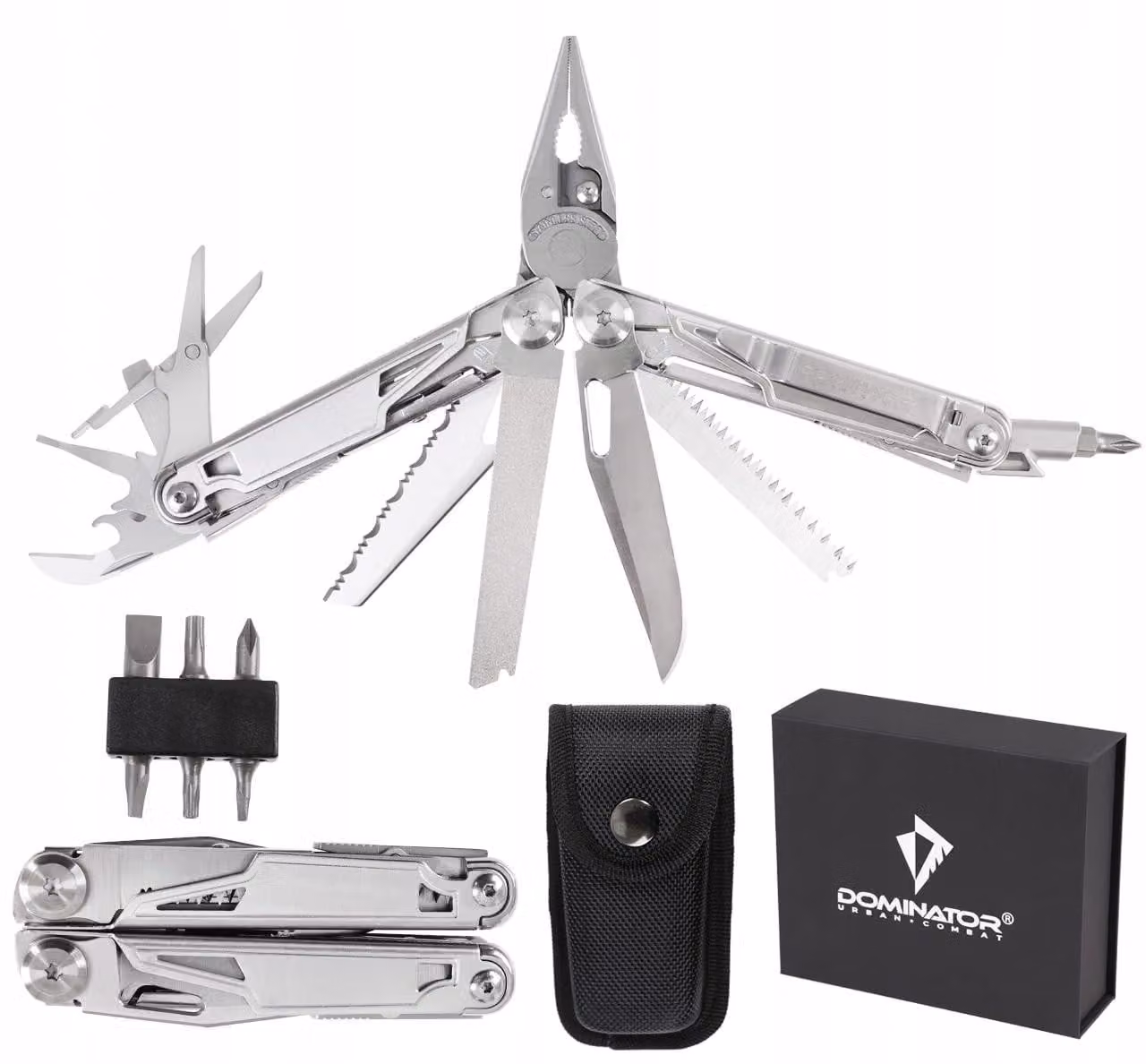 Multitool multifunzione con apriscatole e cacciaviti