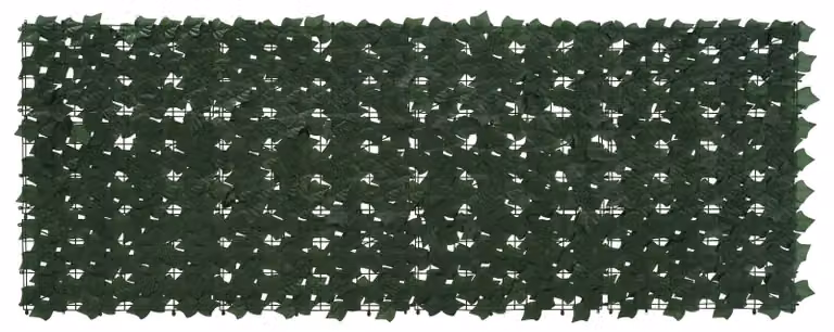 Schermo per balcone con foglie Verde Scuro 200 x 75 cm