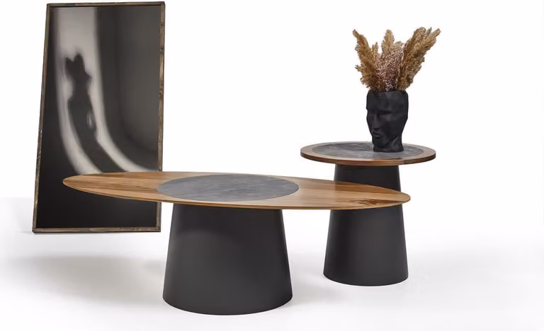 Couchtische Design Möbel Stil Holz Italienische Stil Tische Rundtisch