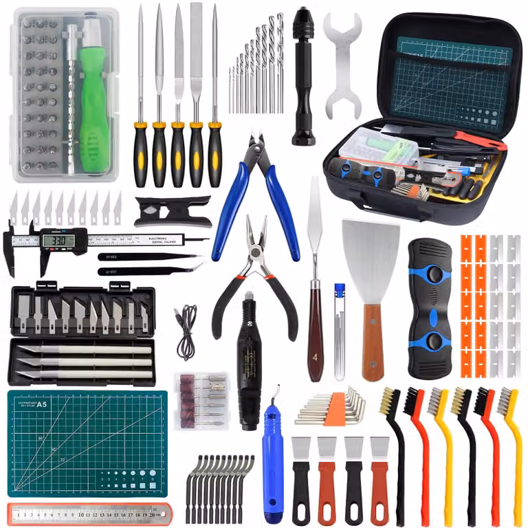 Accessori per stampanti 3D, 176 pezzi, set di strumenti per modellismo