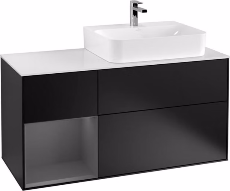 Villeroy & Boch V&B FINION mobile lavabo 1200x603x501 Abdpl wh Reg anth ma/bl ma