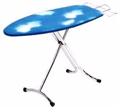 Asse da stiro Top House Rugby a 2 piani Blu 125 x 46 cm