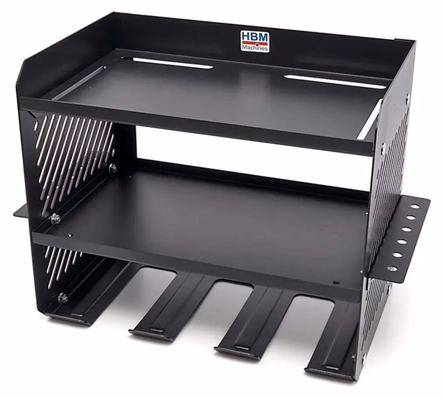 Porta attrezzi-organizzatore da parete per utensili elettrici e pneumatici 3 livelli per officina garage con portacacciaviti Hbm