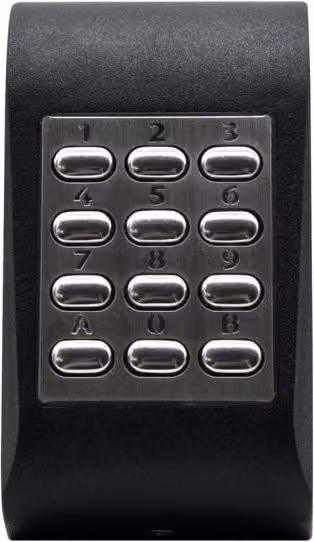Tastiera Stand Alone VDS con Lettore di Prossimità 1 Relè 12/24V Colore Nero MTPADPBK-EH-SA
