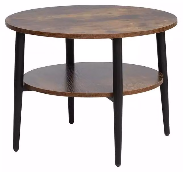 FURNLUX Tavolino Ella, colore nero, 60 cm. / Colore principale: nero / Dimensioni: